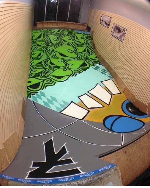 Pat Milbery Ramp Art_720 Boardshop in Denver_ mini ramp installation .JPG