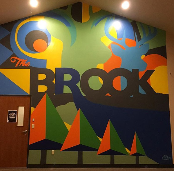 So-Gnar x The Brook Church Interior Mural by Pat Milbery & Danny Fernandez