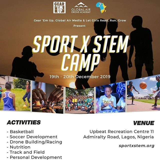 #LAGOS, #NIGERA!

Next week we're teaming with @gear_emup and @letgirlsreadrungrow to host the first ever Sport x STEM Camp in Lagos! Join us December 19th as we help prepare young Nigerias for greatness! Huge thank you to @tainesule @idaraotu @staym
