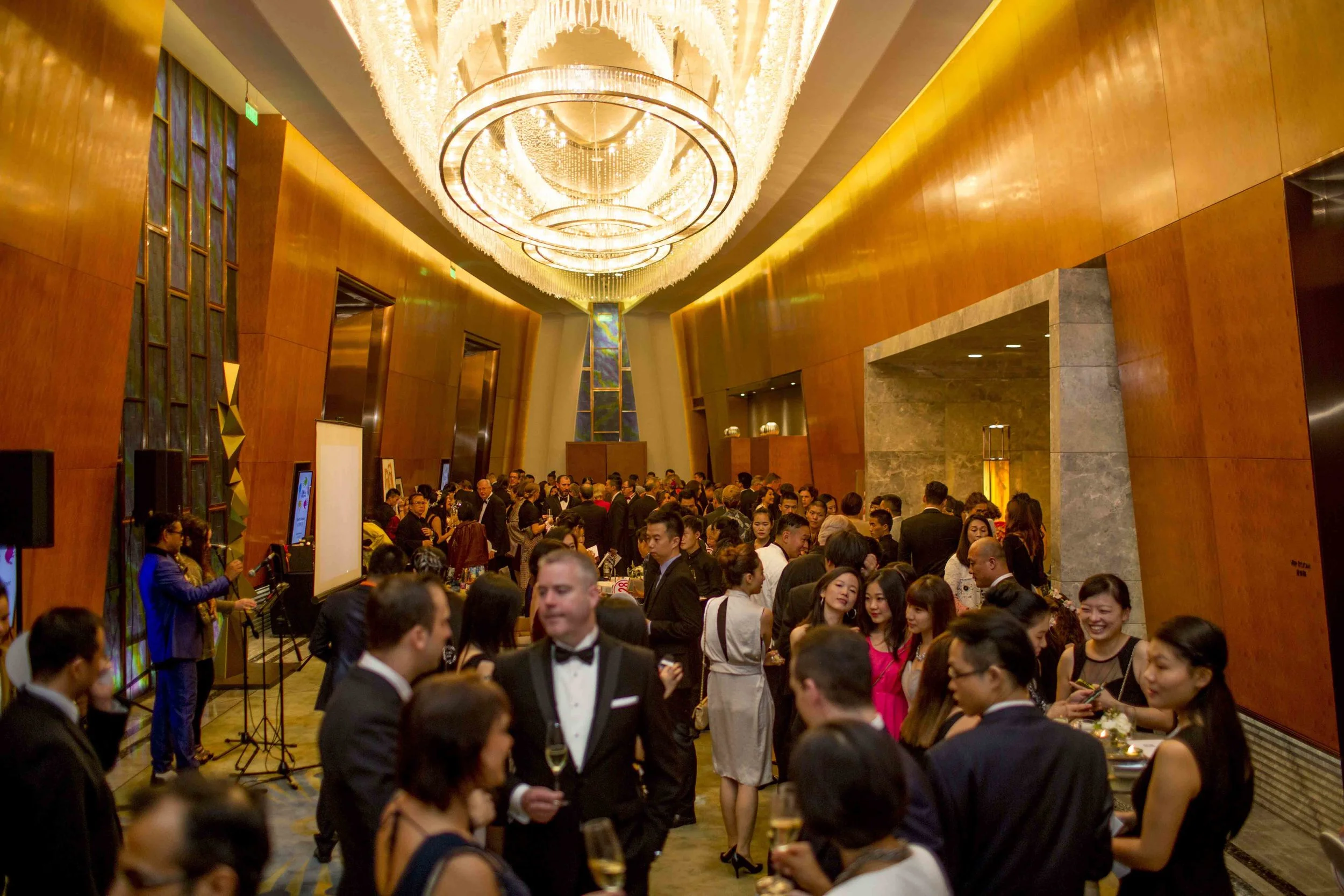 Remarkable turnout at the annual charity auction gala.