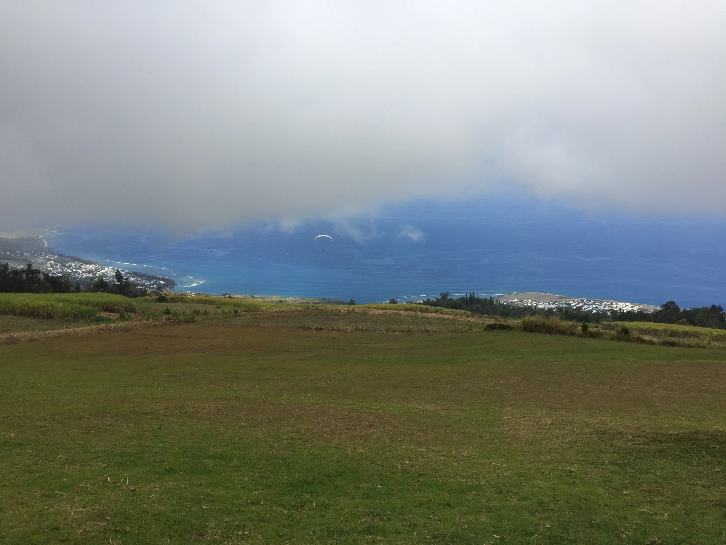 The slope at the plateau at 800m.