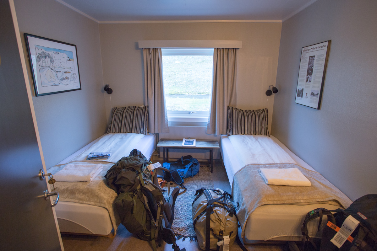 My & Matias's room at Coal Miners Cabin.