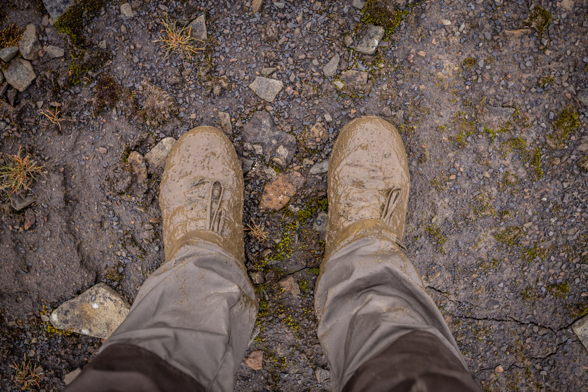 It got a little muddy sometimes!