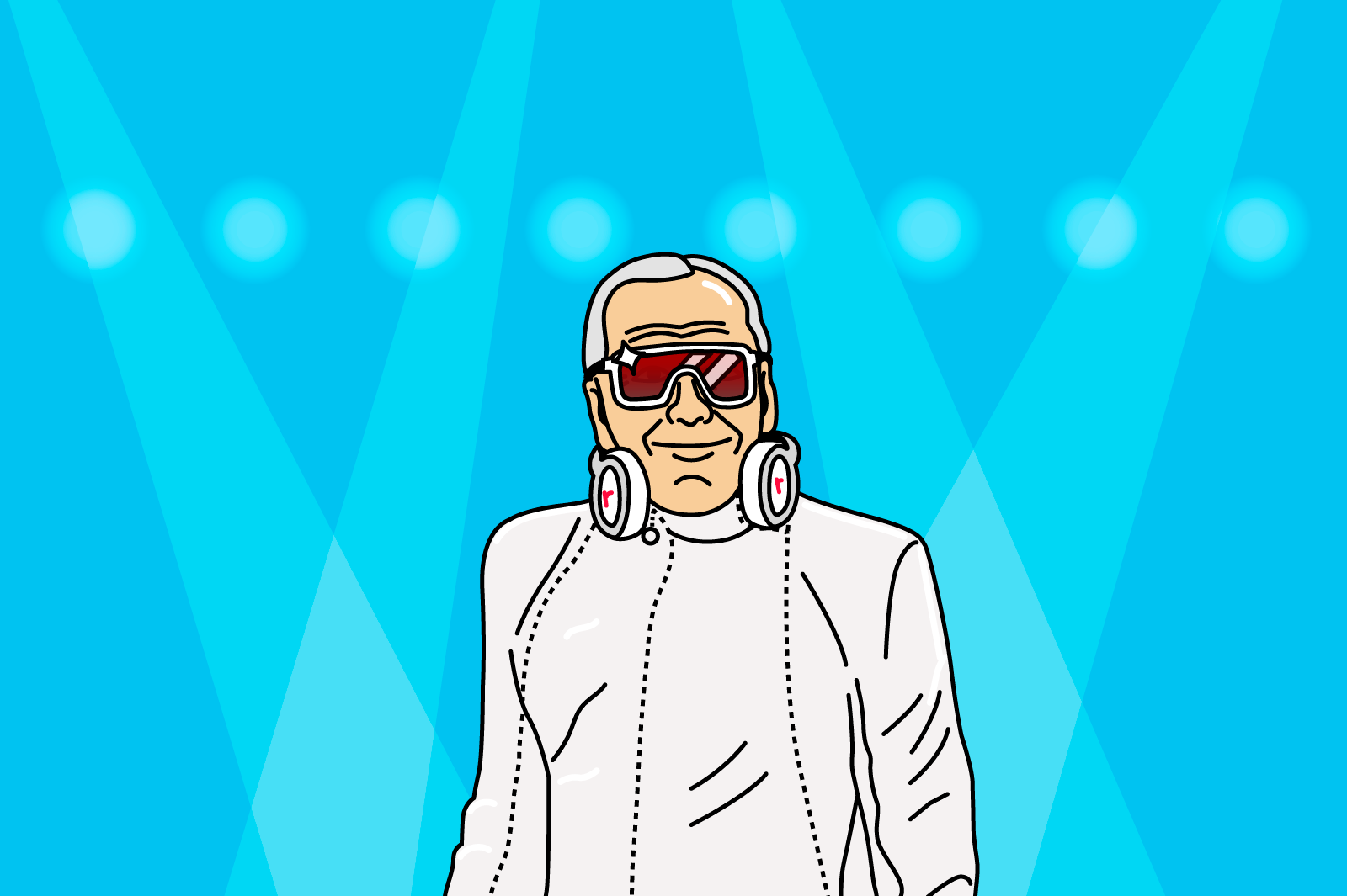 Pictured: Roy Will.i.Ams on stage at Hall of Fame Coachella.