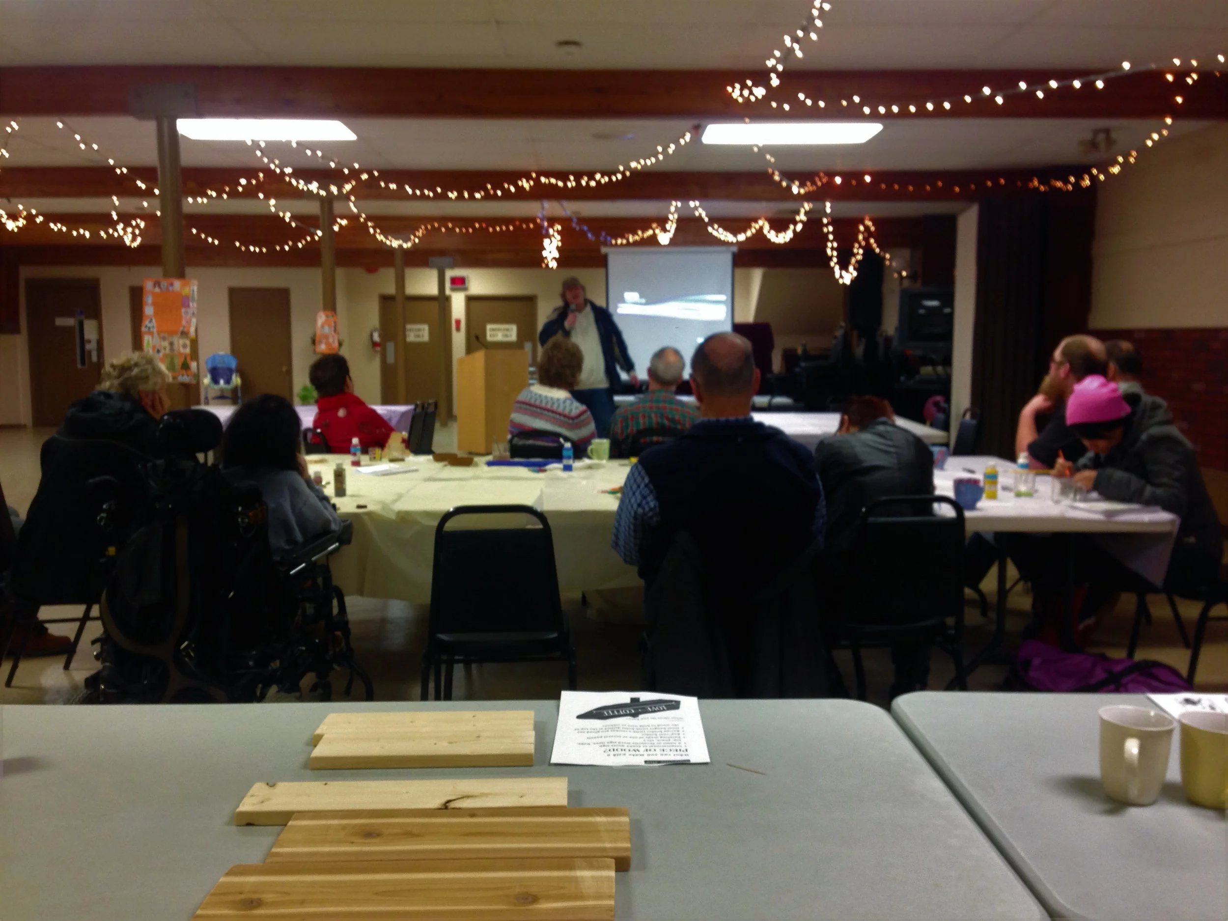 Stand Up for Mental Health Comedian Kim Van Dyk entertains at my Craft + Comedy Night.