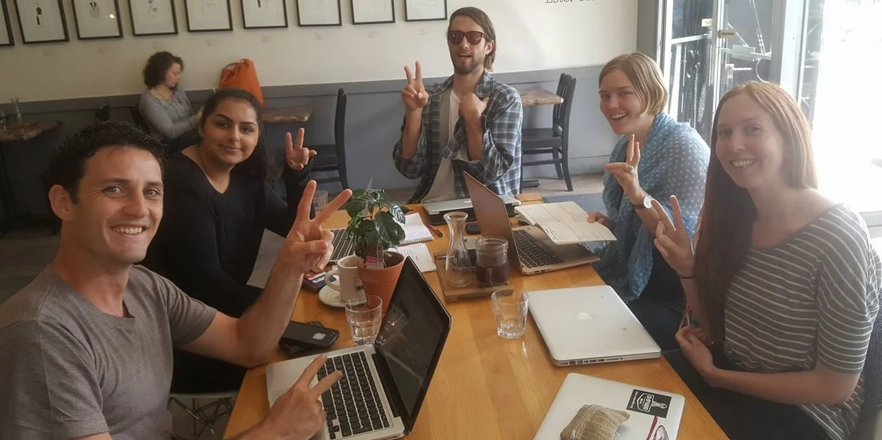 Early morning committee meetings - 2 weeks to market day 1!