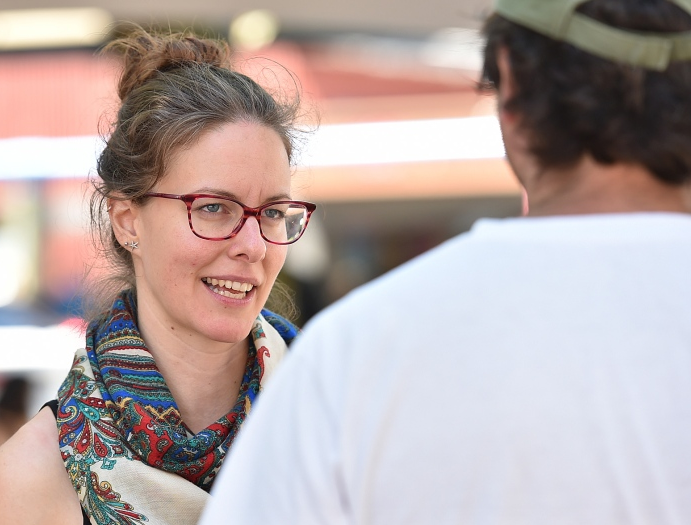 Groundswell’s managing director Paola Qualizza: “By being together and sharing resources, communicating and being more than the sum of our parts, we are able to do this and have more impact together.” Photo Dan Toulgoet