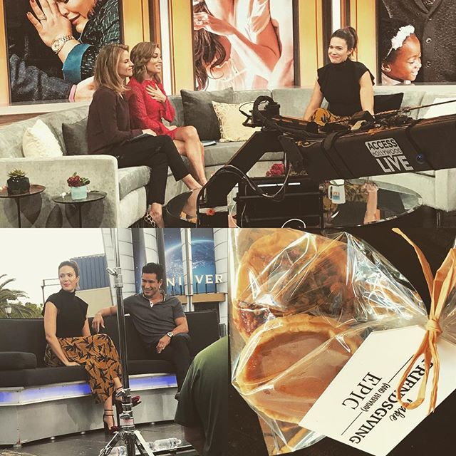 A whirlwind Friendsgiving with @mandymoore and @americanexpress #bluecasheveryday.  Thanks to all of the amazing producers, editors , reporters &amp; photographers that celebrated with us!