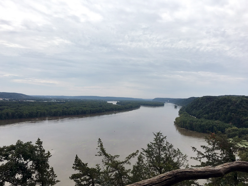 Fire Point overlooking the Mississippi
