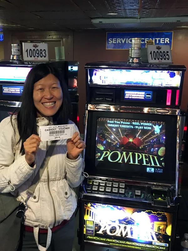 Nancy wins at the casino: “Go big or go home!”