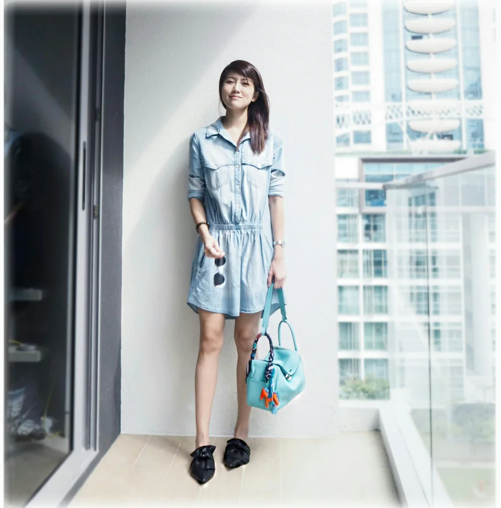 Current Favorite Denim Shirt Dress — aDayofStyle