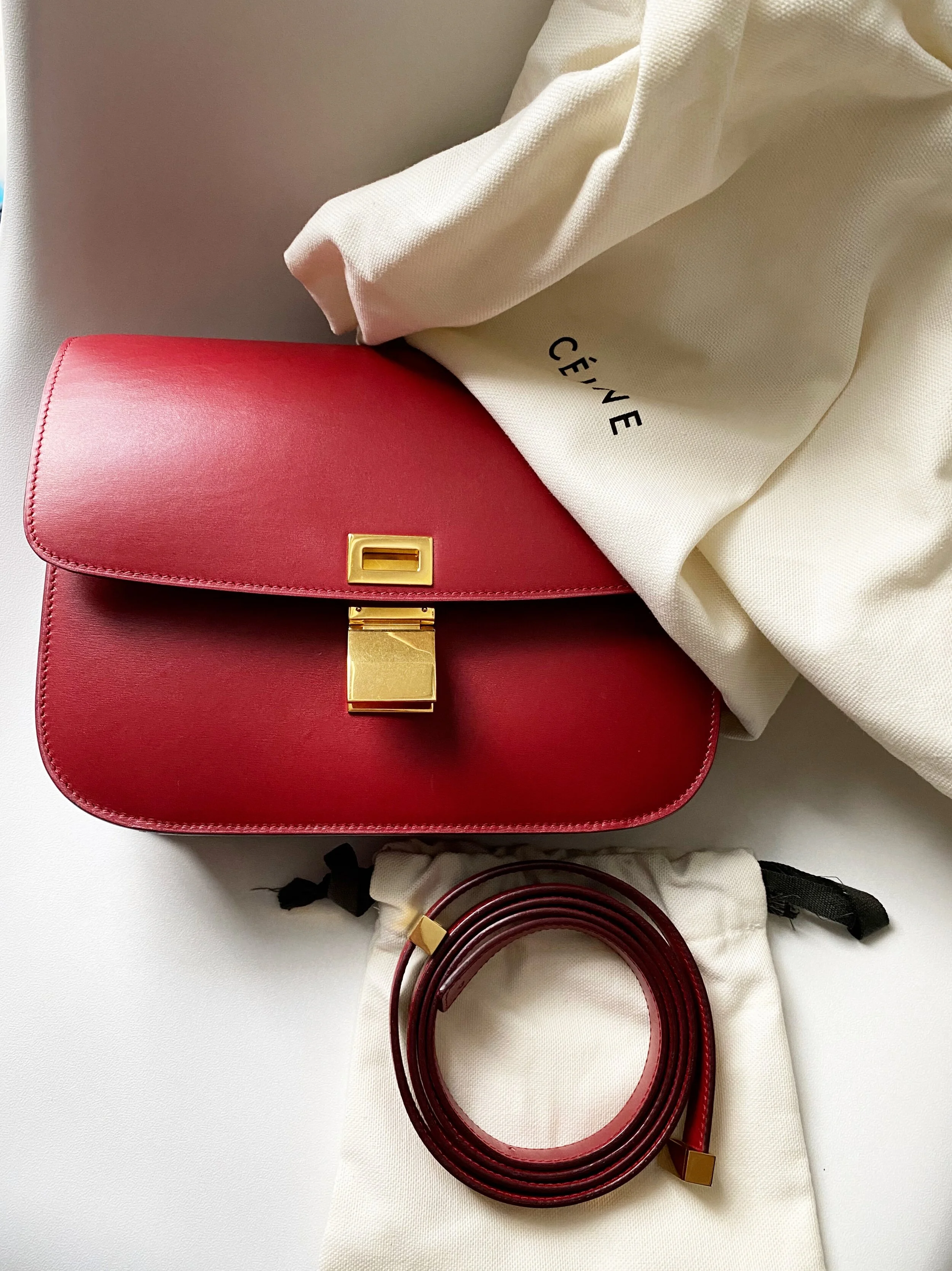 celine medium box bag