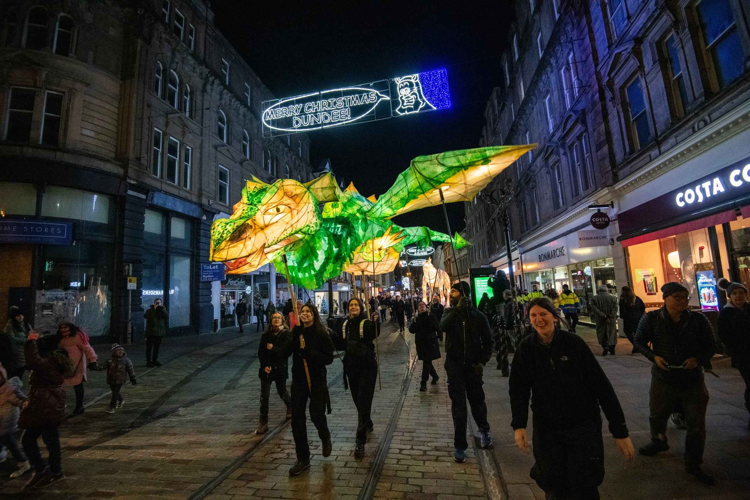 Dundee Hooley parade
