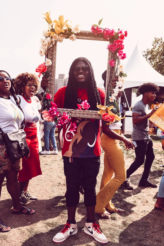 The smile this brother had while holding the frame was contagious.