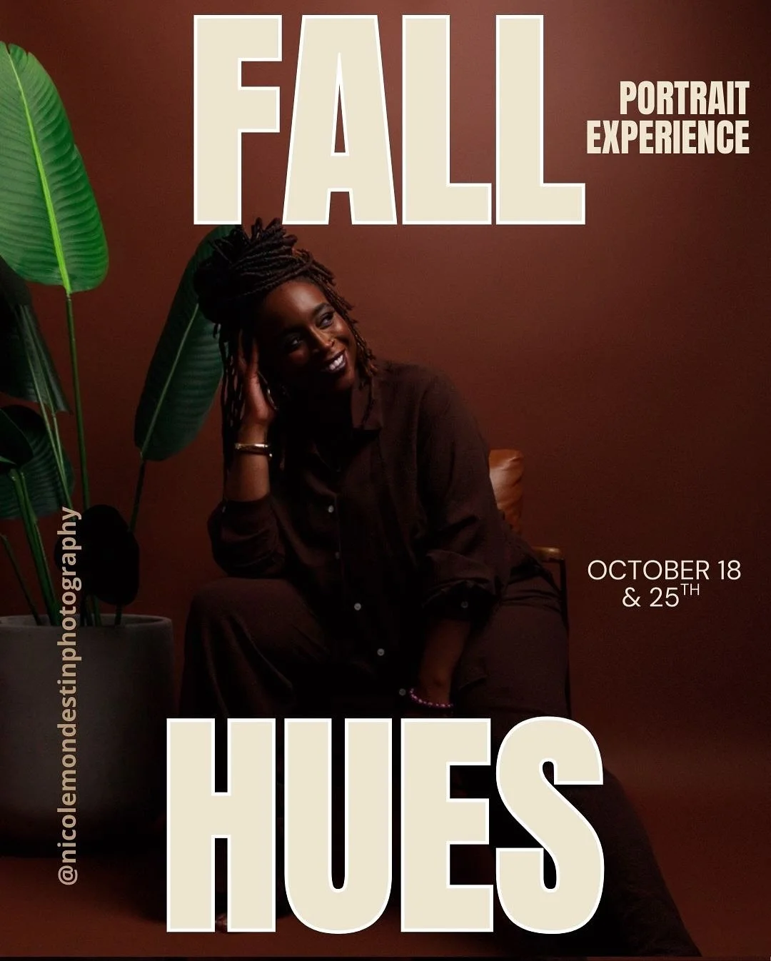 Experience the magic of autumn with &ldquo;Fall Hues,&rdquo; a styled portrait session celebrating the rich tones of the season. Say goodbye to cheesy photos and embrace captivating shades of brown, amber, and green, enhanced by dramatic lighting mix