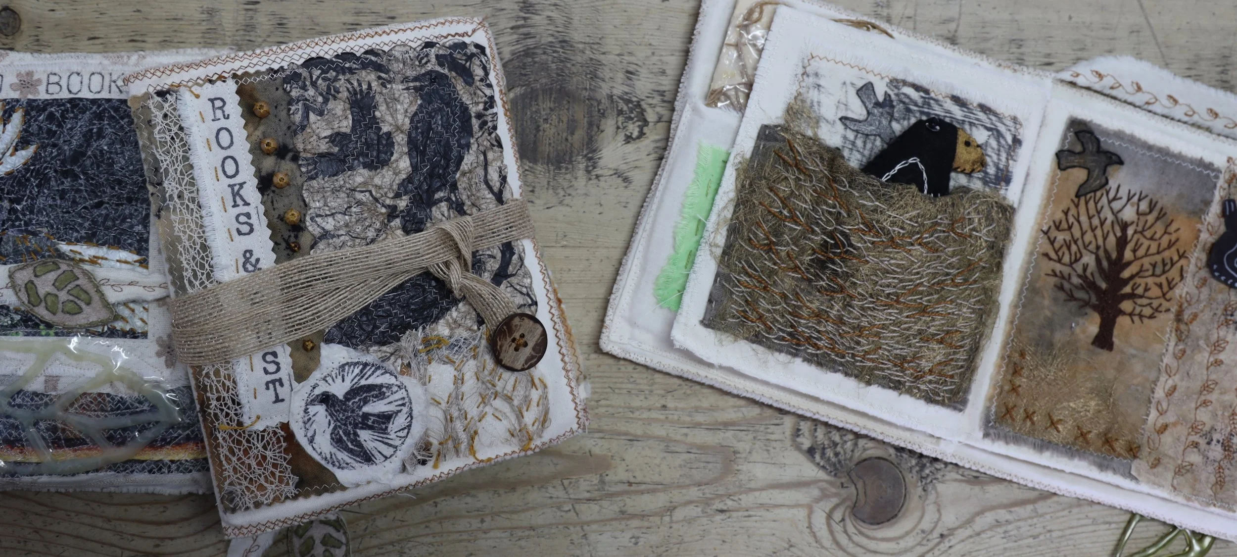 Book Making using Textiles Mixed Media | a 4-day workshop