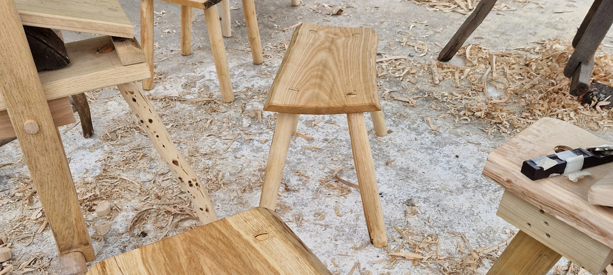 Make a Wooden Stool | a 2-day workshop
