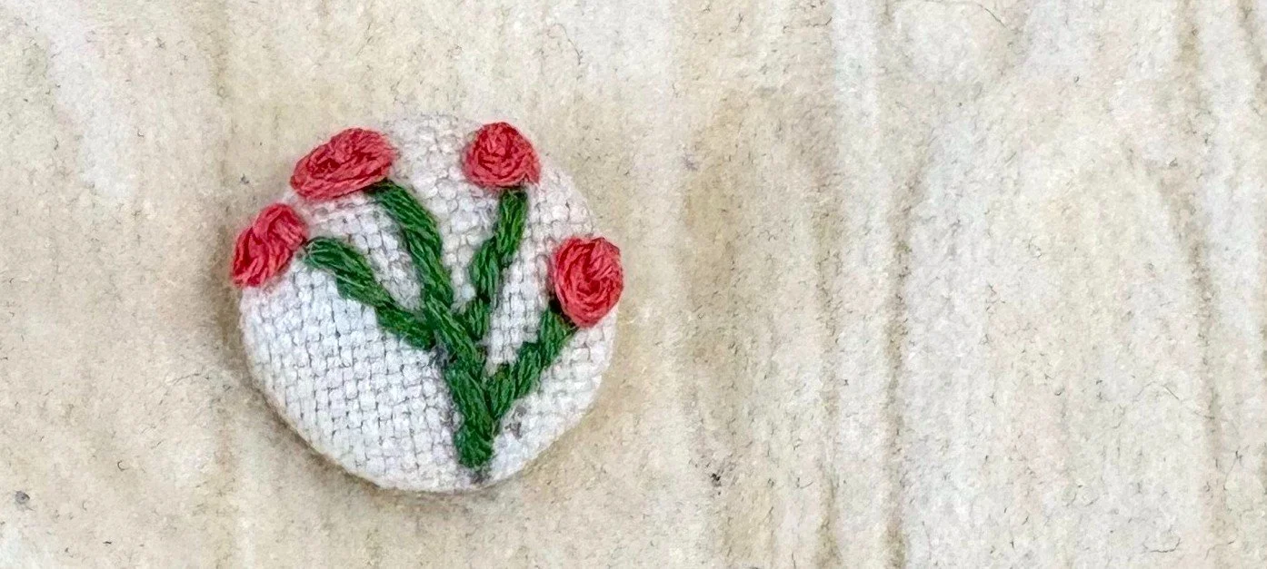 Embroidered Buttons