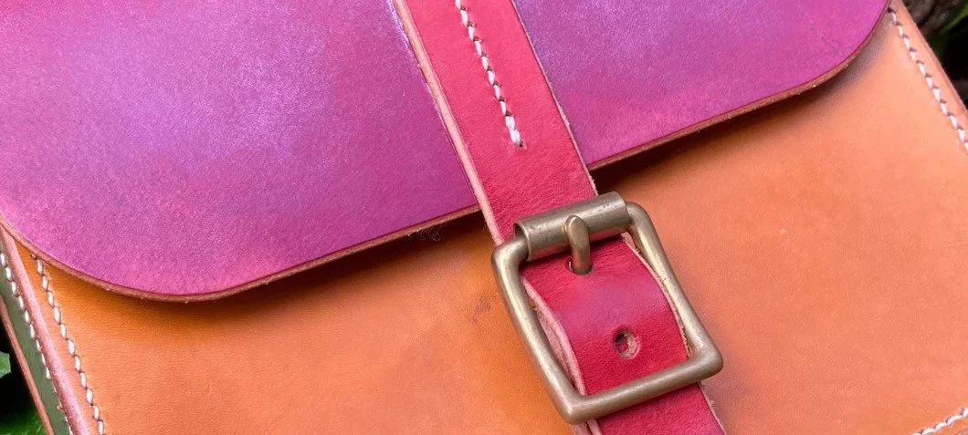 Painted Leather Art Satchel | a 2-day workshop 