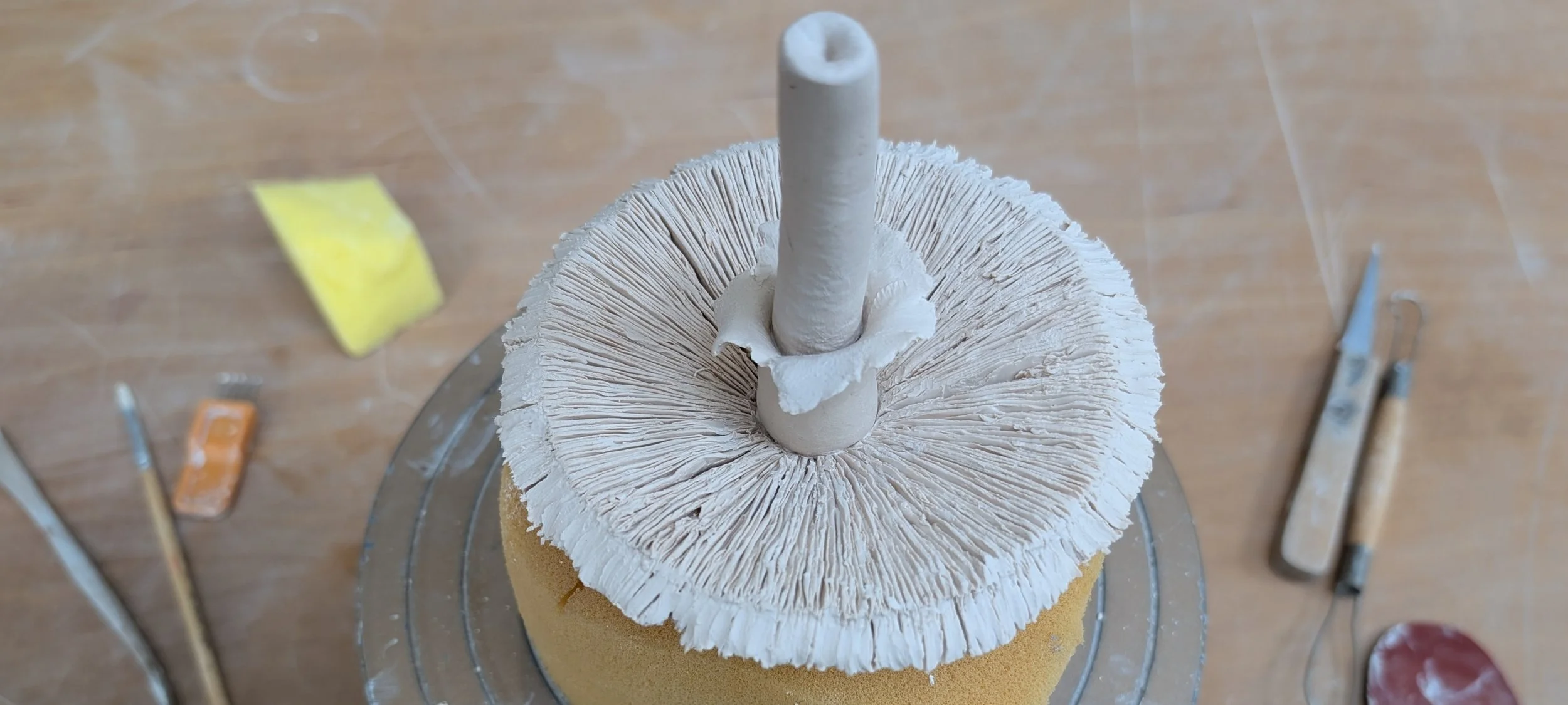 UK Fungus Day: Ceramic Toadstool Hangers 