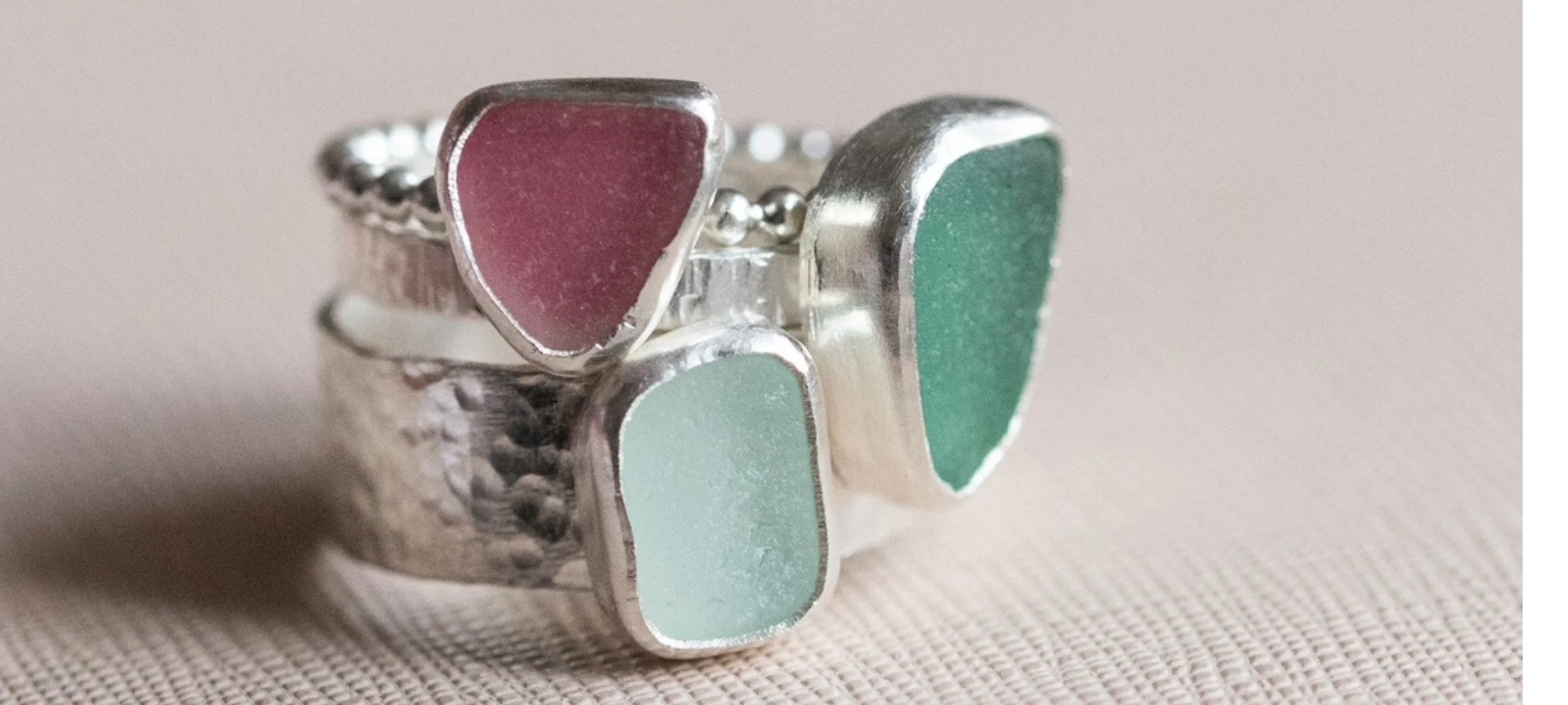 Seaglass Silver Jewellery