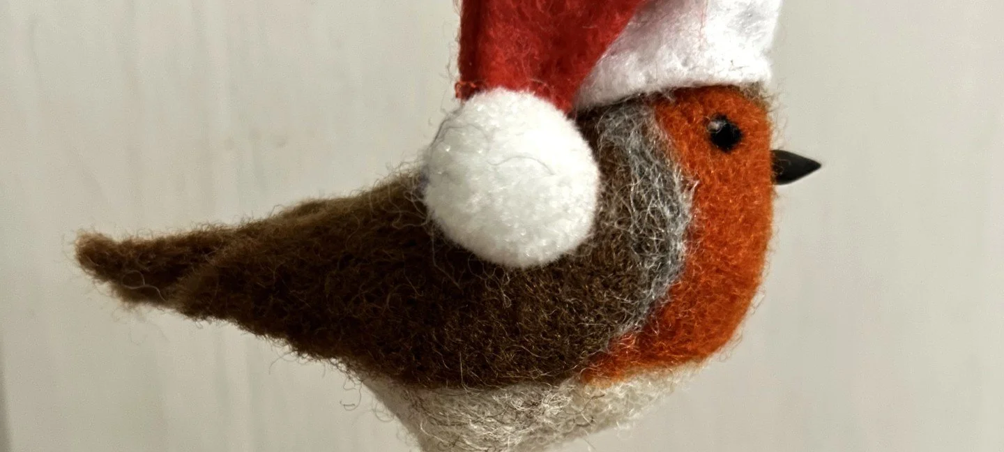Christmas Robins Needle Felting 