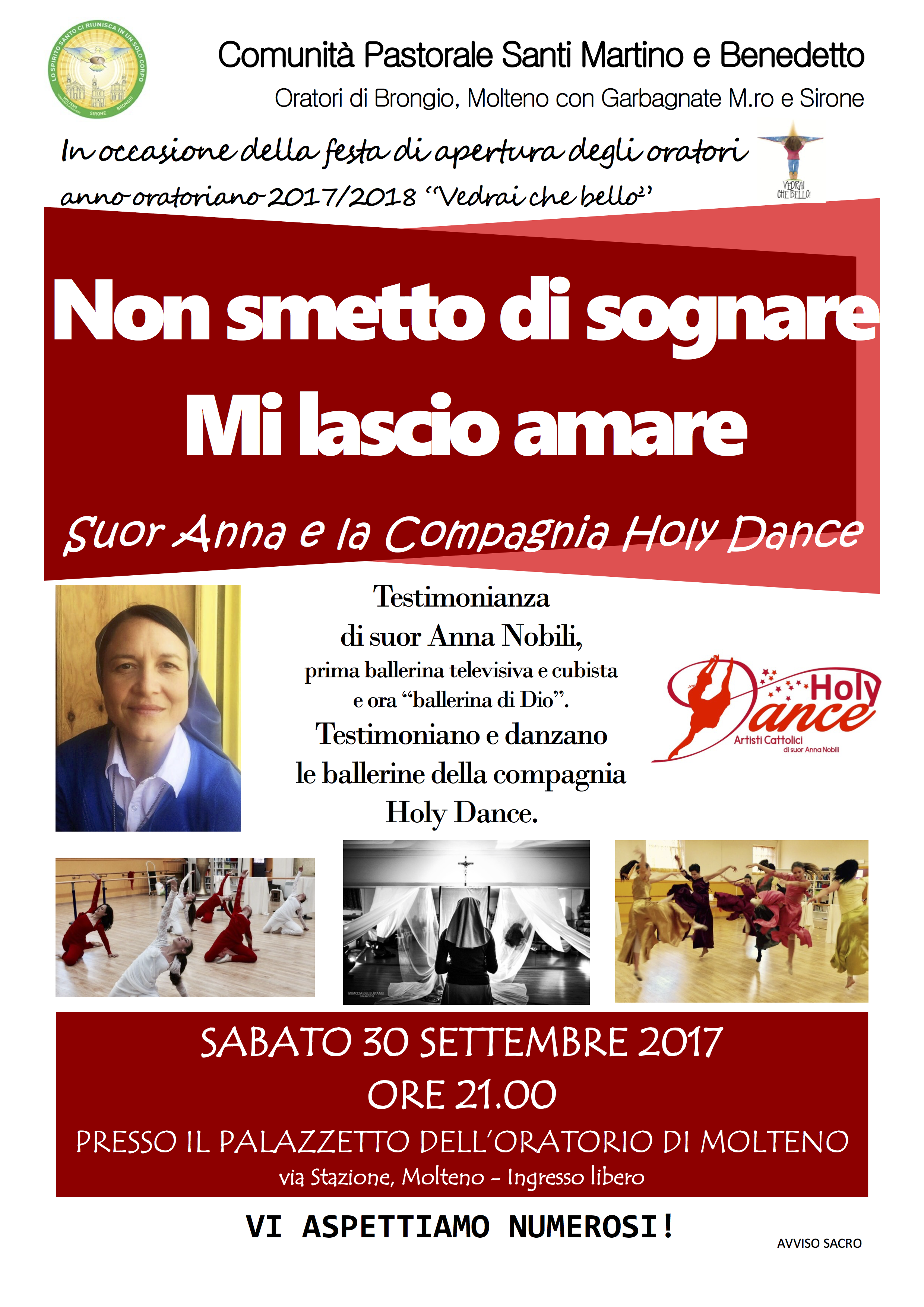 Non smetto di sognare, mi lascio amare