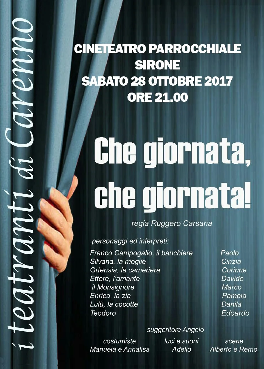 Che giornata, che giornata!