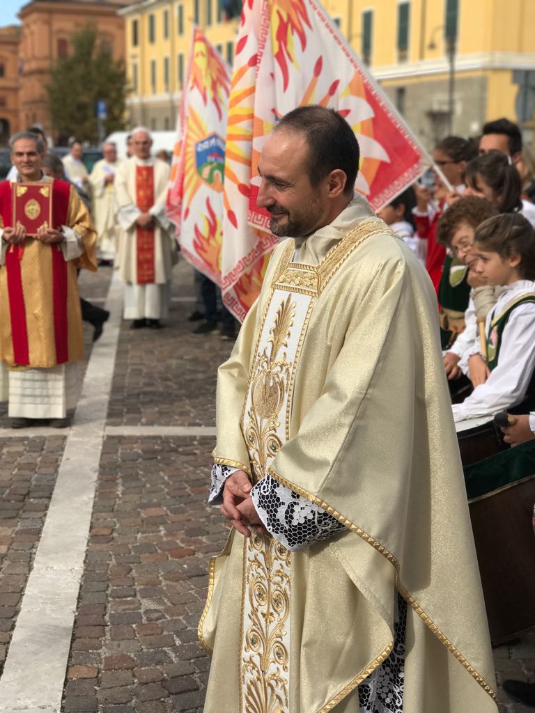don Daniele parroco a Copparo