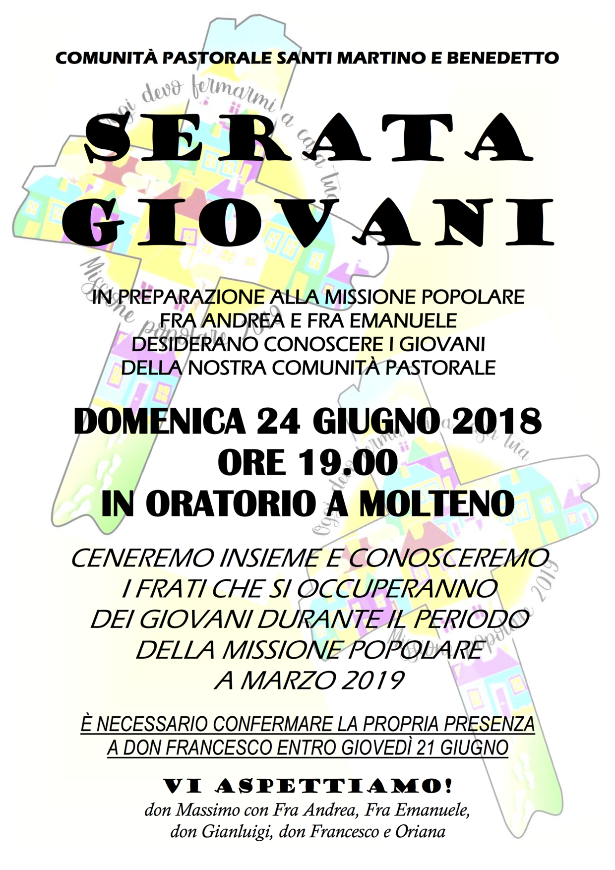 Missione popolare: serata giovani