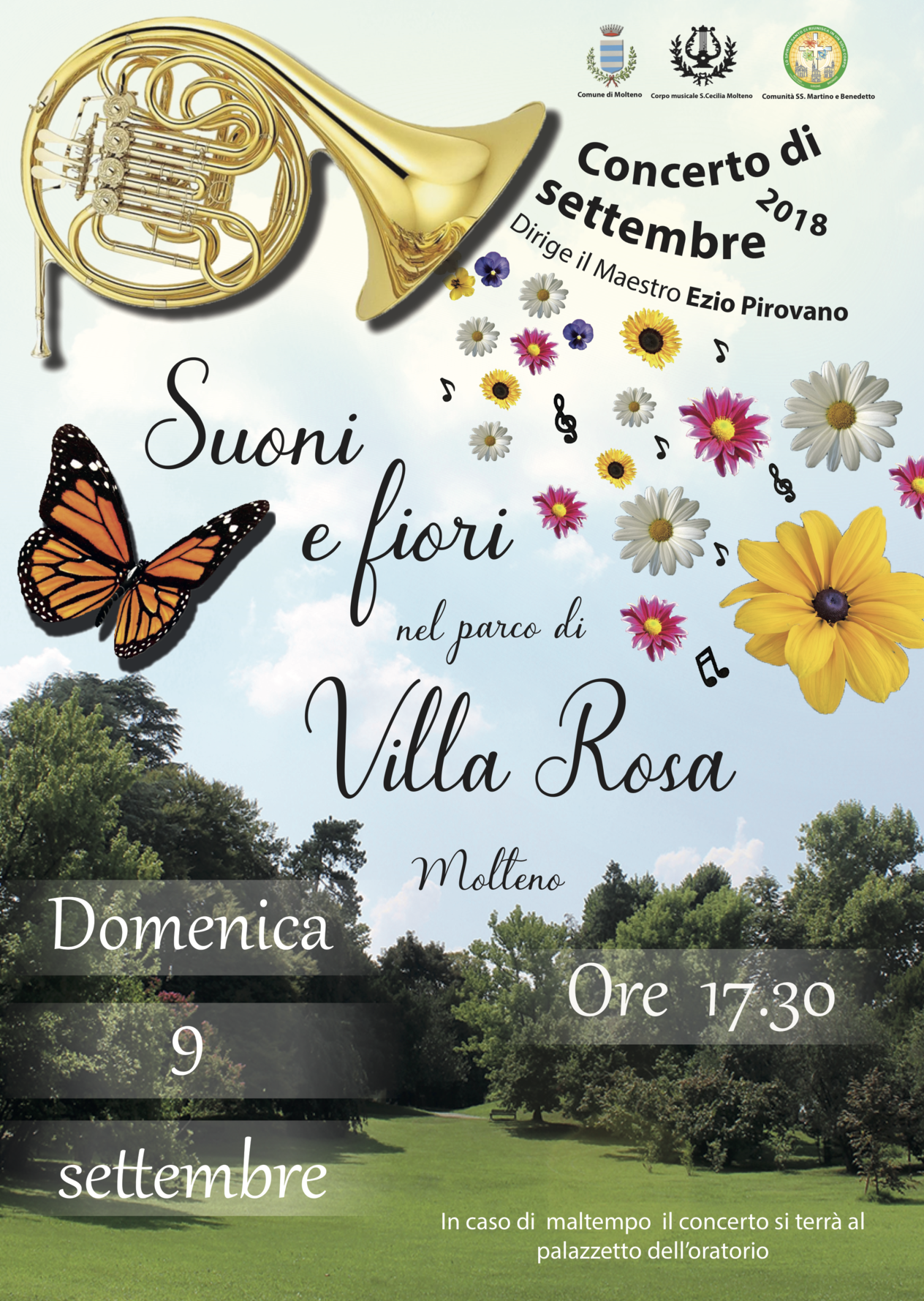 Concerto di settembre "Suoni e fiori nel parco di Villa Rosa"