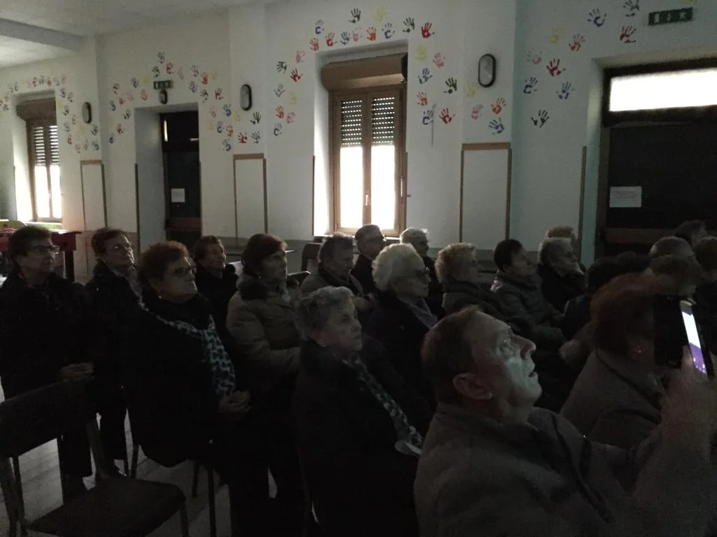 Incontro terza età con la professoressa Arosio