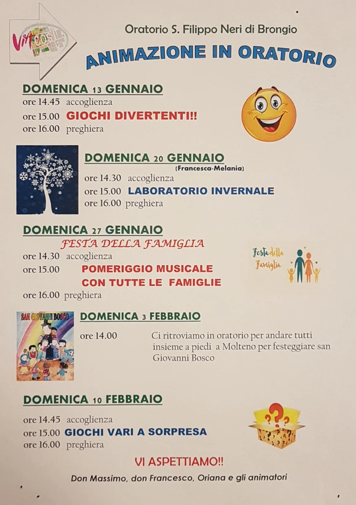 Animazione in oratorio (Brongio)