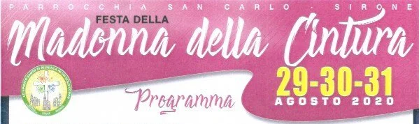 Festa della Madonna della Cintura 2020