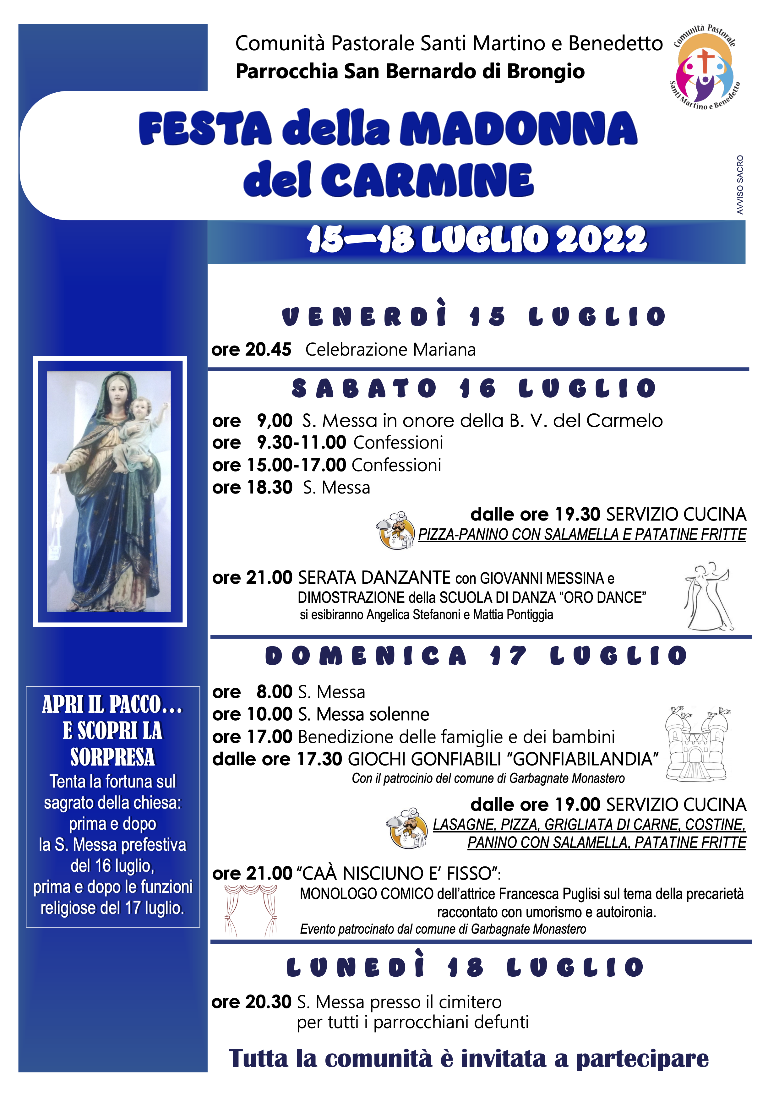 Festa della Madonna del Carmine 2022