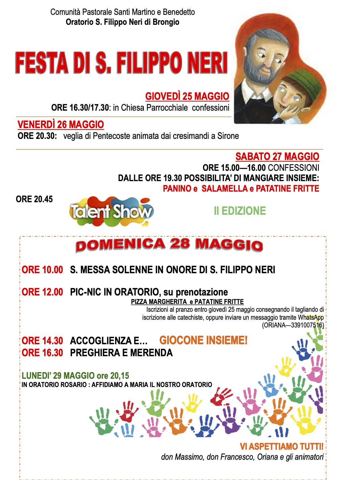 Festa di San Filippo Neri 2023