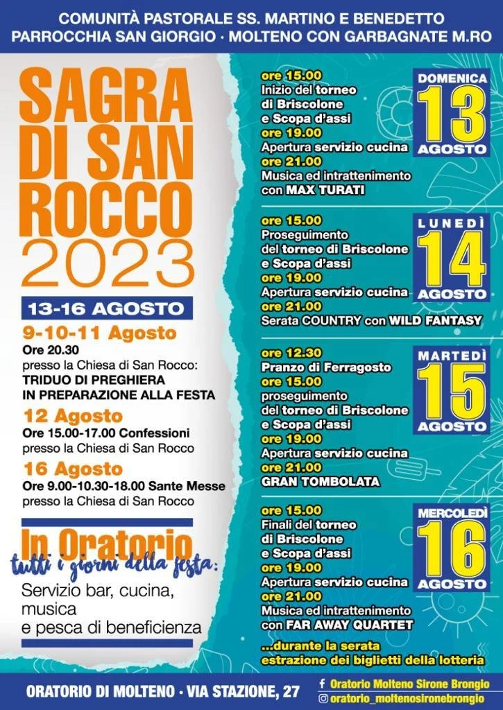 Sagra di San Rocco 2023