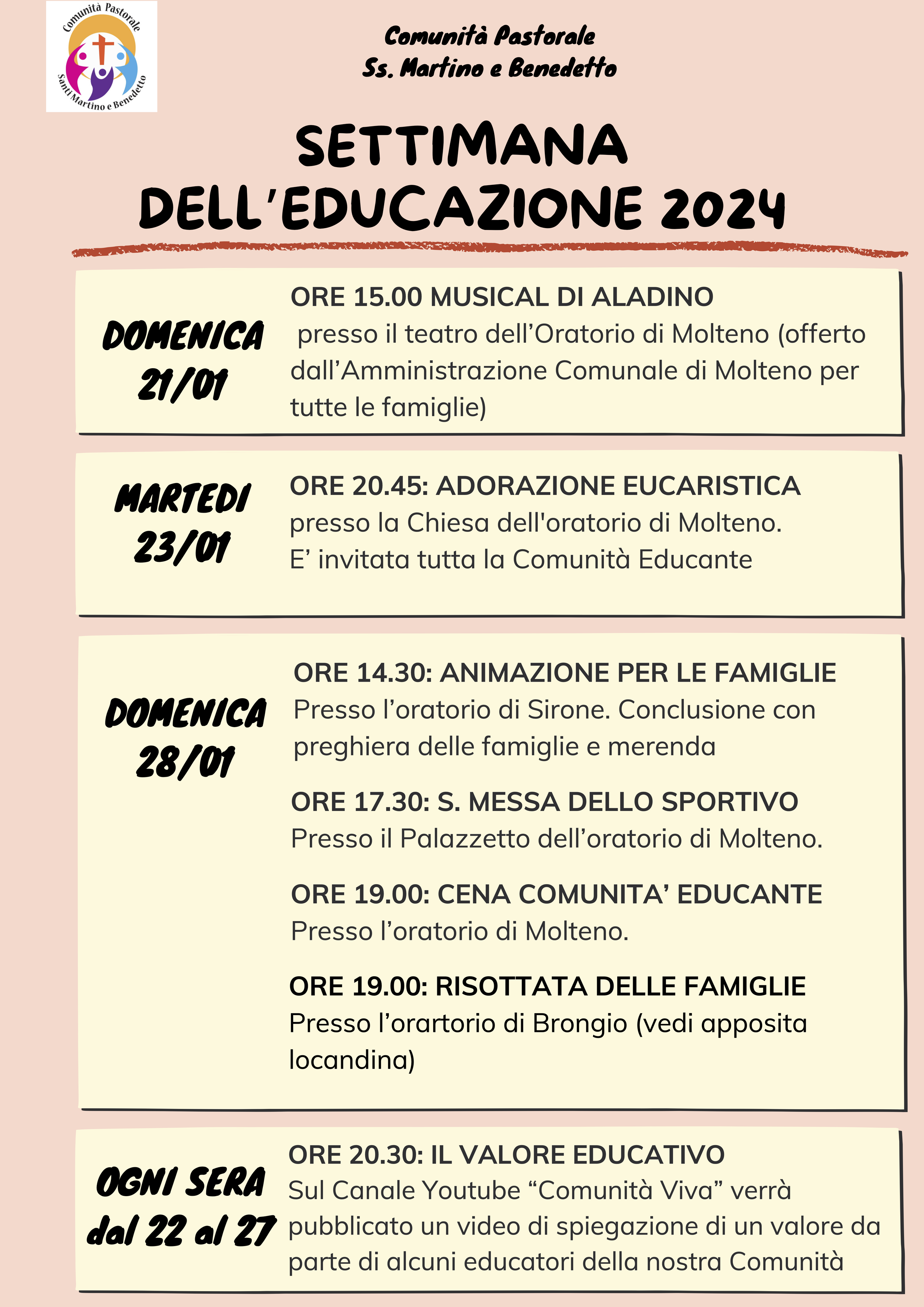 Settimana dell'educazione 2024