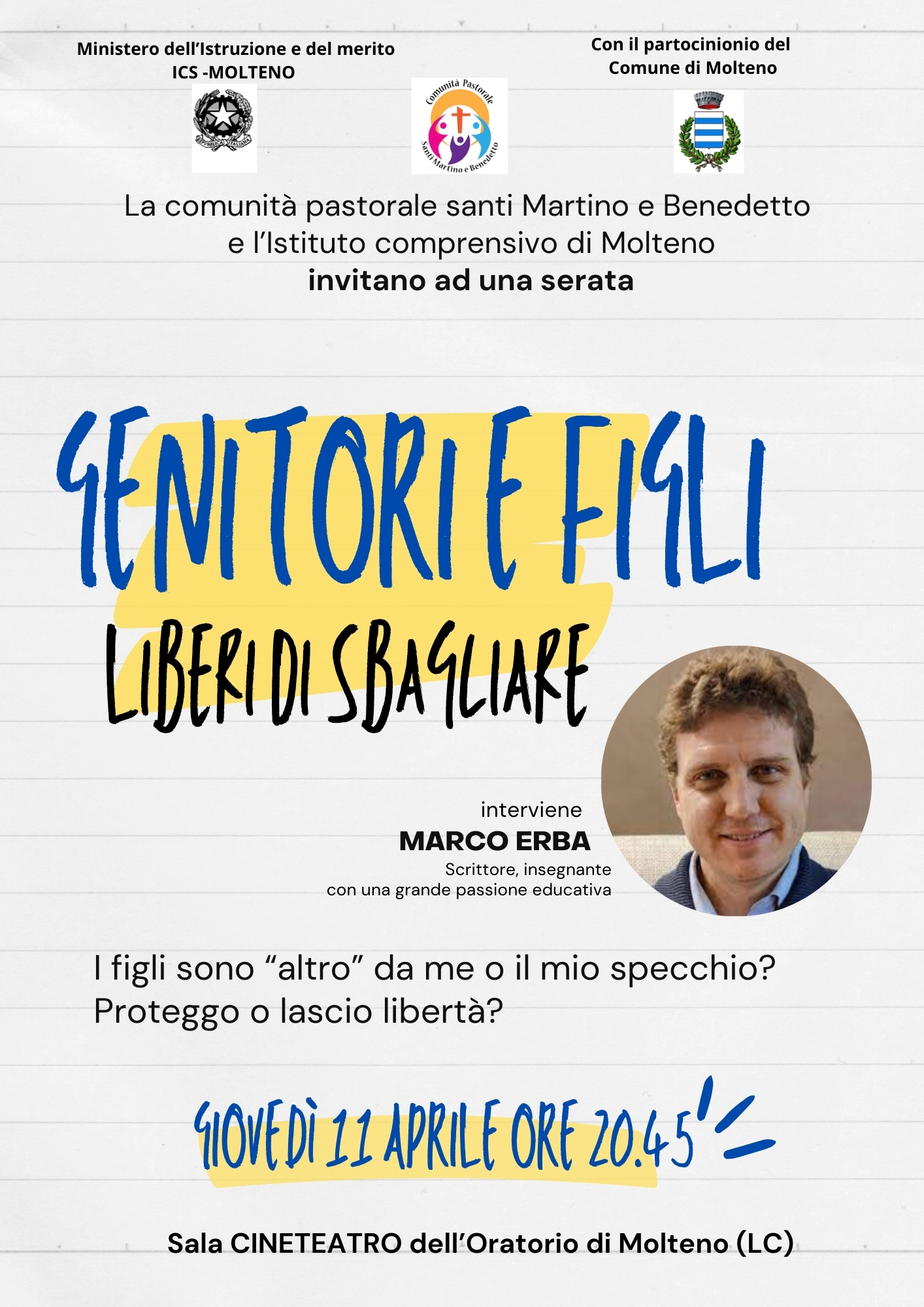 Genitori e Figli, liberi di sbagliare