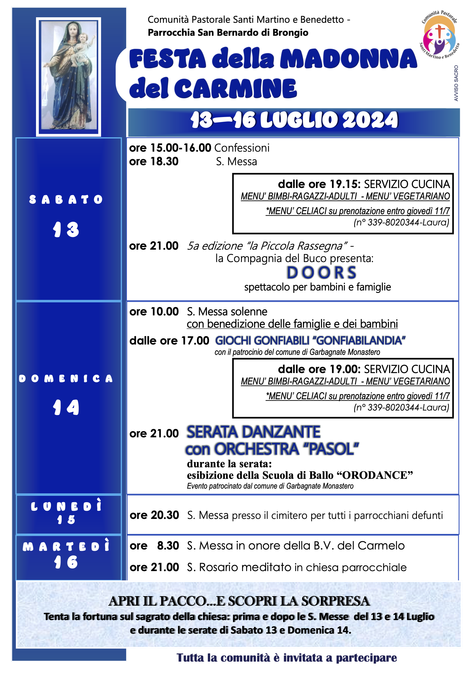 Festa della Madonna del Carmine 2024