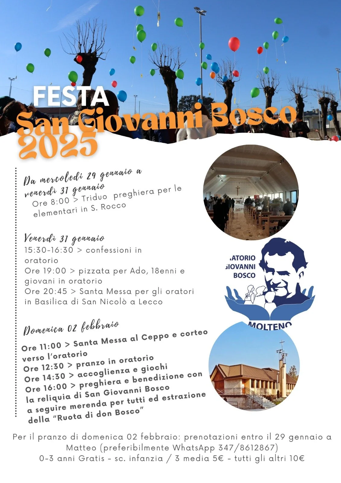 Festa di San Giovanni Bosco 2025