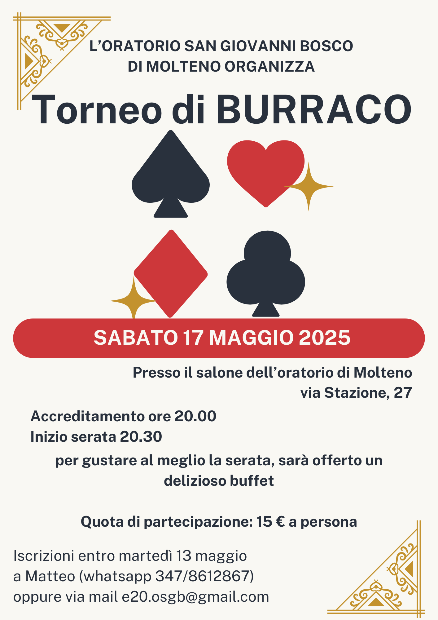 Torneo di burraco 2025