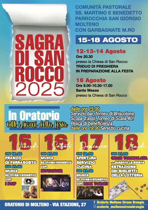 Sagra di San Rocco 2025