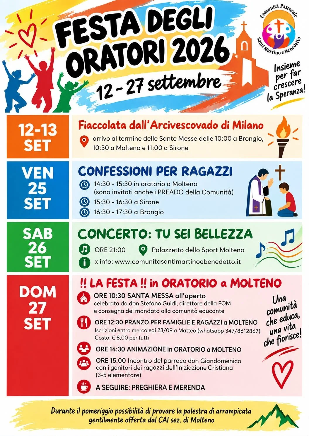 Festa degli Oratori 2026