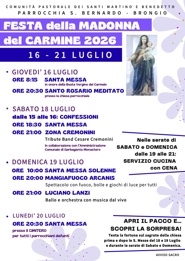 Volantino FESTA DELLA MADONNA DEL CARMINE 2026.png