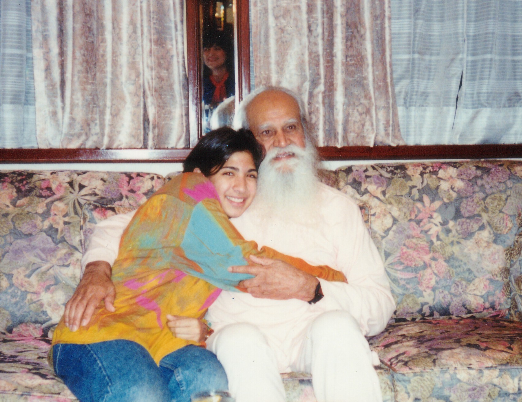 Hersha with her Beloved Swamiji.jpg