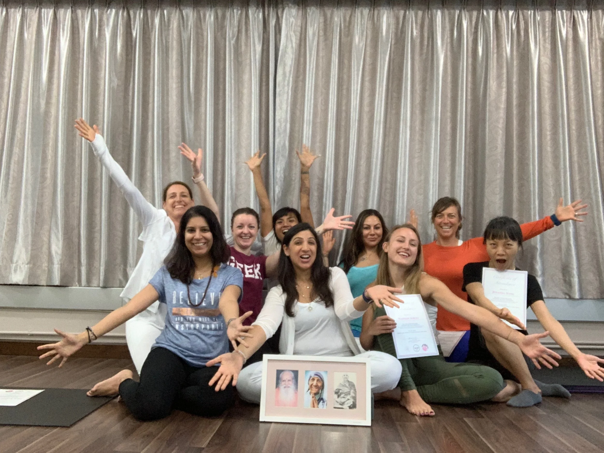 Congrats to the students who completed the Raja Yoga Foundation Course.