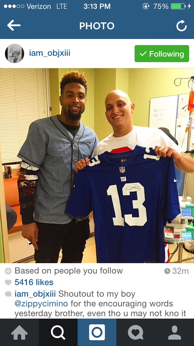 Beckham's 'Catch' a moment Giants rookie, new friend will share forever