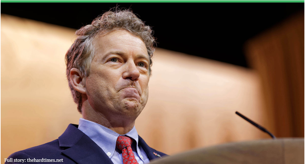 Entire Senate Was Avoiding Rand Paul Anyway Before COVID-19 Diagnosis (via The Hard Times)