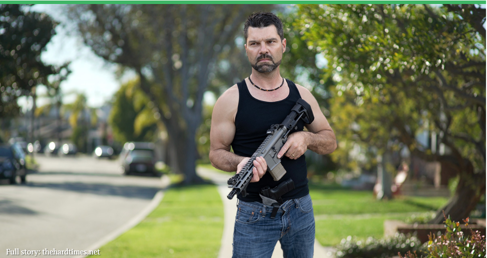 Mass Shooter Forced to Go Door to Door (via The Hard Times)